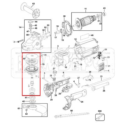 N074213 Dewalt D28492 Dişli Flanş Set Takım