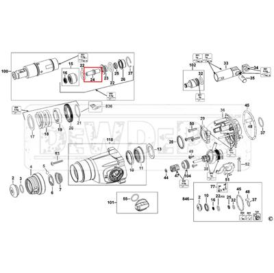 N082142 Dewalt D25143 Tokmaklama Parçası