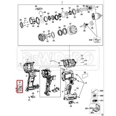 N086039 Dewalt DCF887 Kemer Kanca