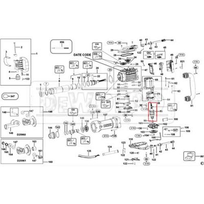 N087478 Dewalt D25961 Endüvi