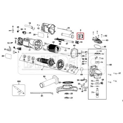 N167538 Dewalt DWE4150 Şalter