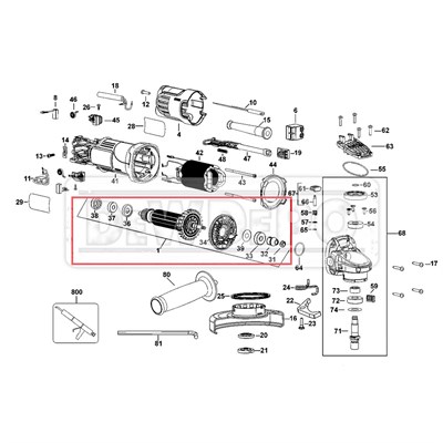 N181765 Dewalt DWE4050 Endüvi