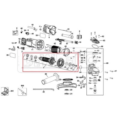 N389433 Dewalt DWE4156 Endüvi