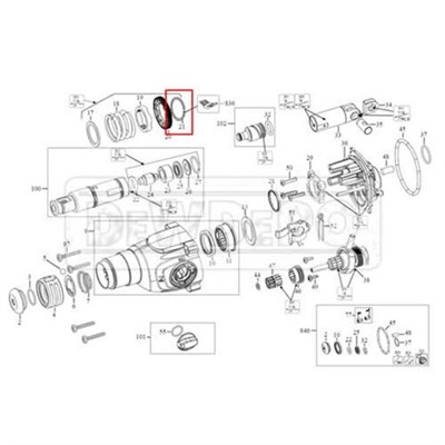 N406151 Dewalt DCH133 Tespit Segmanı