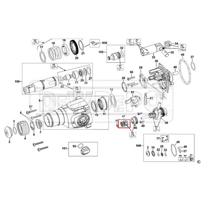 N417859 Dewalt D25133 Vites Dişli