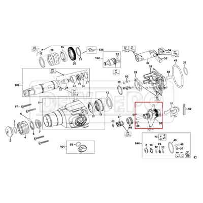 N418018 Dewalt D25133 Grup Dişli