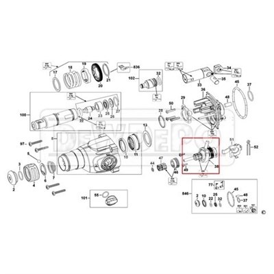 N418018 Dewalt D25143 Grup Dişli
