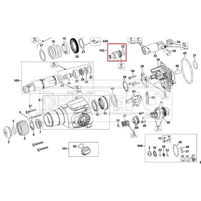 N418035 Dewalt D25133 Piston Çekiç