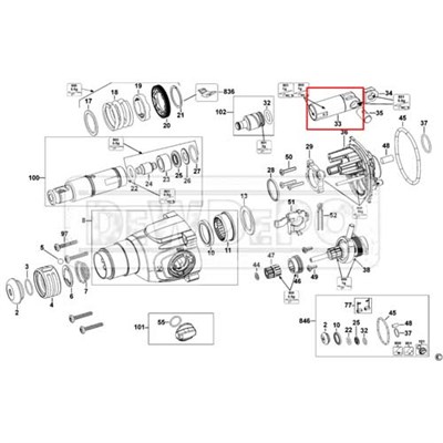 N425231 Dewalt D25133 Piston
