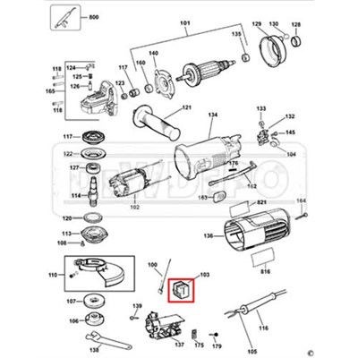 N442171 Dewalt DWE4016 Şalter