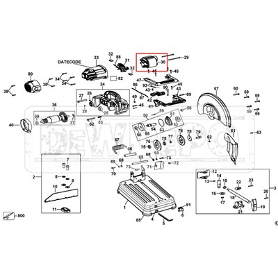 N500154 Dewalt D28730 Yastık