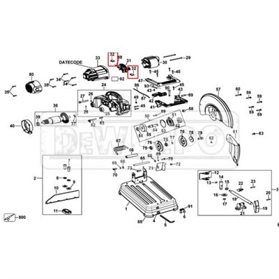 N505712 Dewalt D28730 Kömür