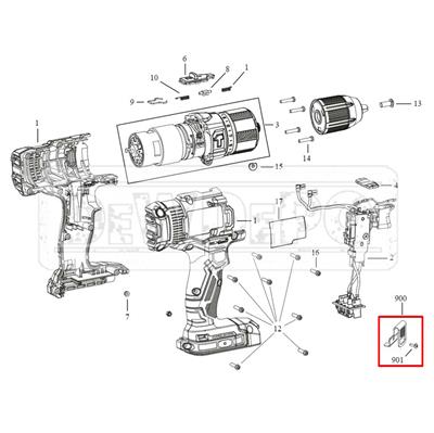 N537367 Stanley SCD718 Şarjlı Metal Kanca