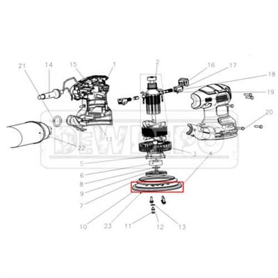 N601645 Black+Decker BEW210 Taban