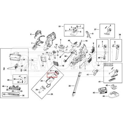 N665227 Black+Decker BHFEV362DP Hepa Filtre