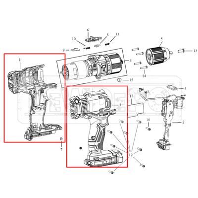 N714290  Stanley SCD718 Gövde