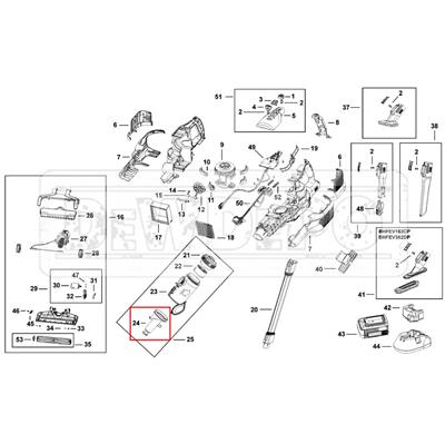 N819343 Black+Decker BHFEV182C Ön Filtre