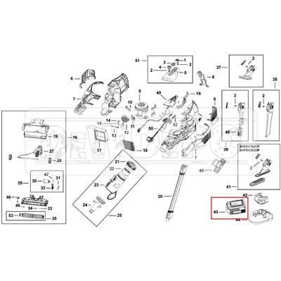 N879820 Black+Decker BHFEV182CP Akü