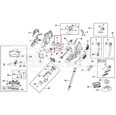 N925319 Black+Decker BHFEV182CP DC Motor