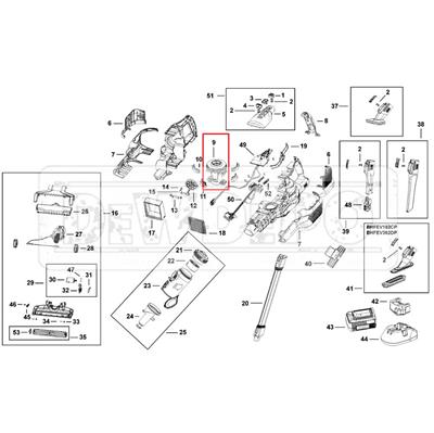 N925319 Black+Decker BHFEV182C DC Motor