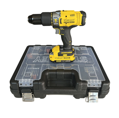 Stanley SCD718D2A Darbeli Şarjlı Matkap Aksesuarlı