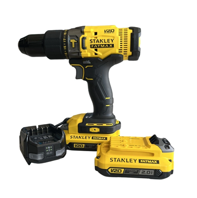 Stanley SCD718D2A Darbeli Şarjlı Matkap Aksesuarlı