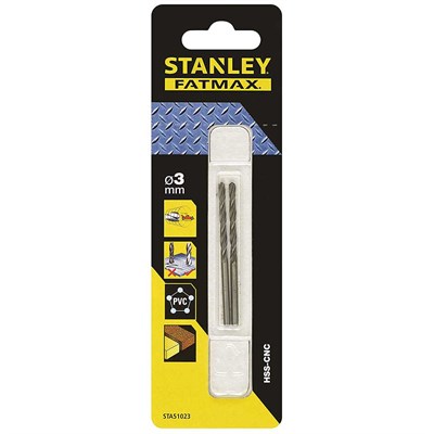 Stanley STA51023 Metal Matkap Ucu 3mm (2'li Paket)