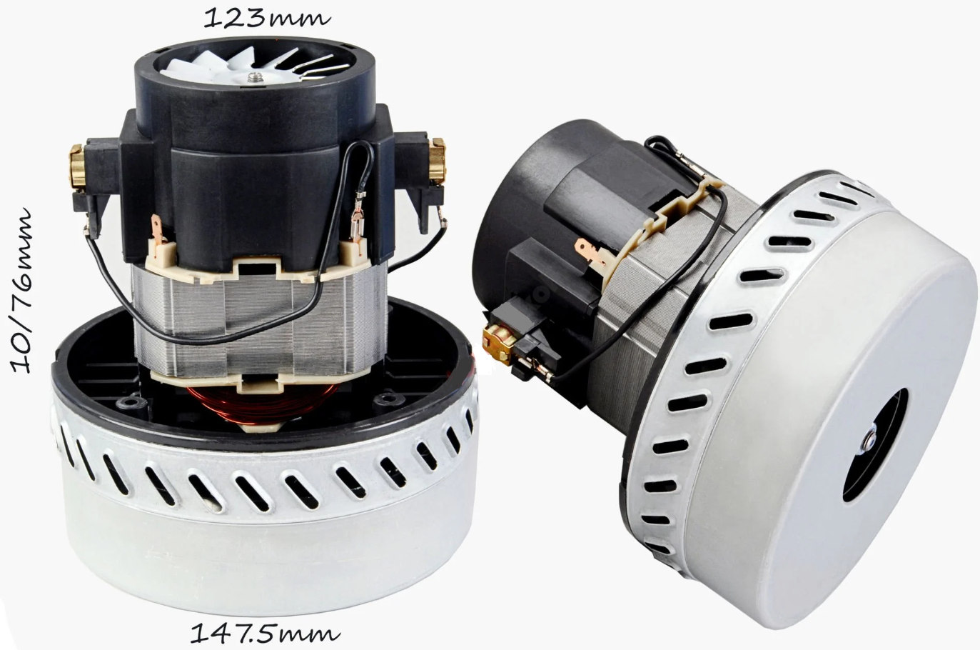 Çift Fanlı Süpürge Motoru 1400W Universal
