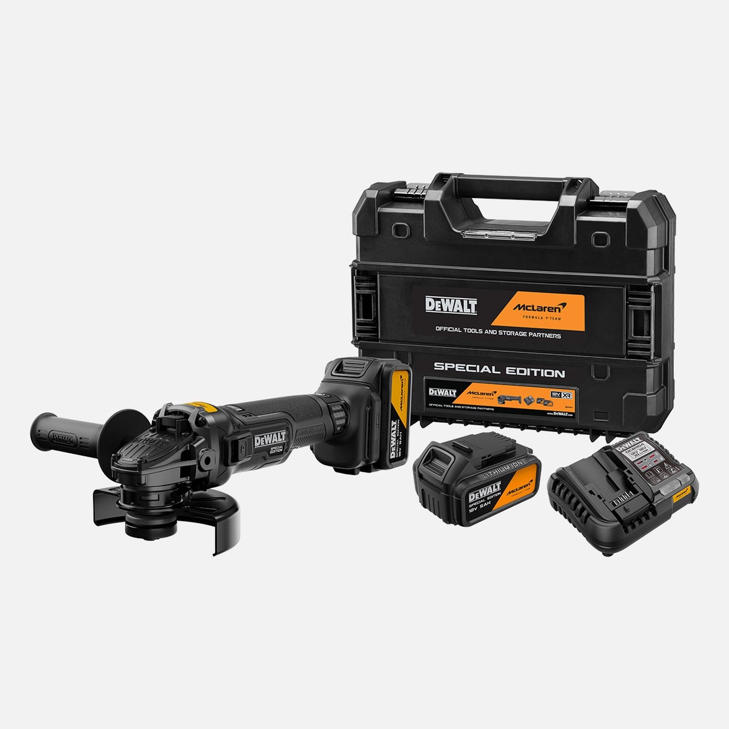 Dewalt DCG45MP2T Mclaren Avuç Taşlama 18V 5AH | dewdepo