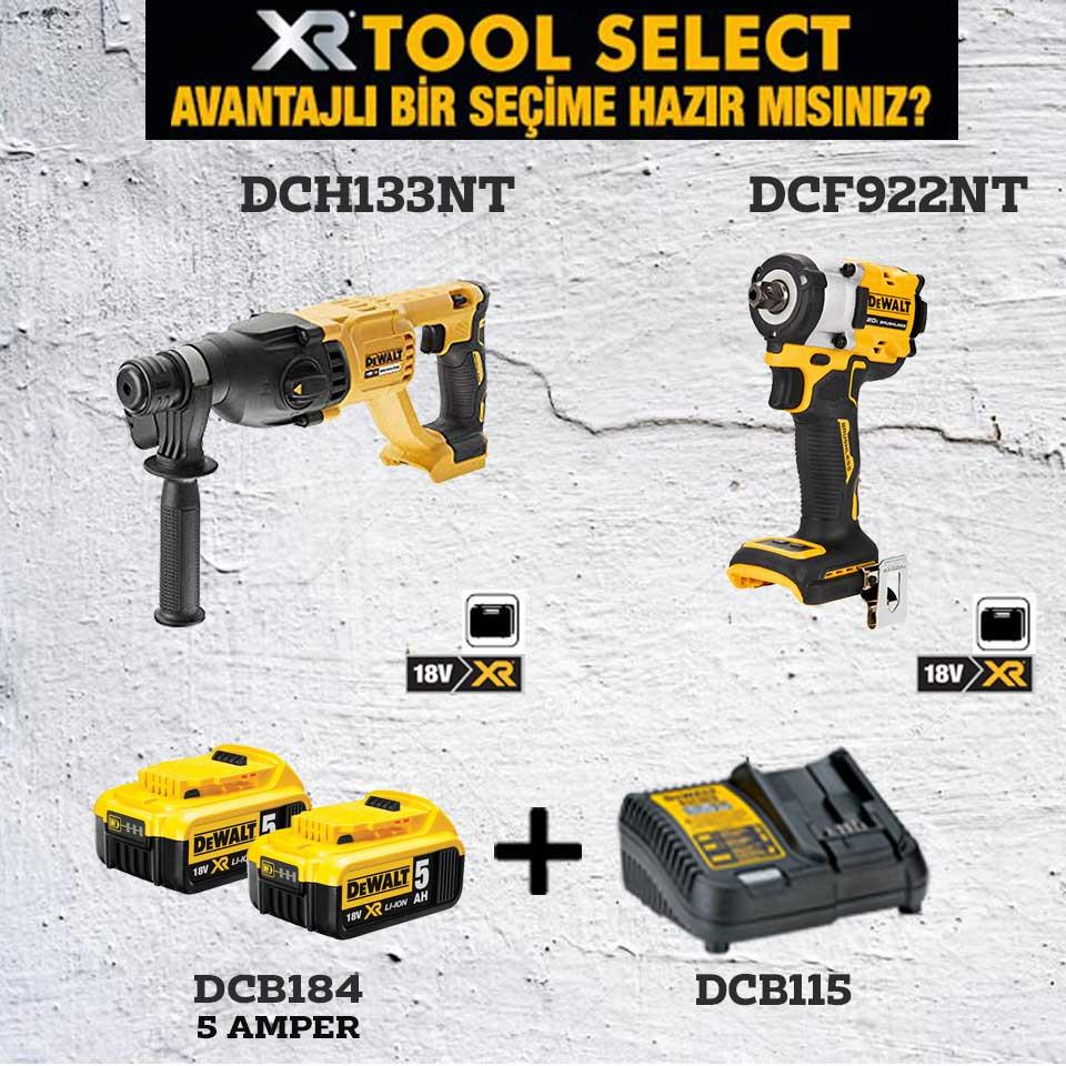 Dewalt DCH133NT Şarjlı Kırıcı Delici Ve DCF922NT Şarjlı Darbeli Tornavida