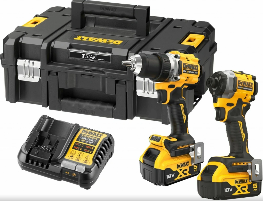 DEWALT DCK2051P2T 18V Kömürsüz Makine Seti