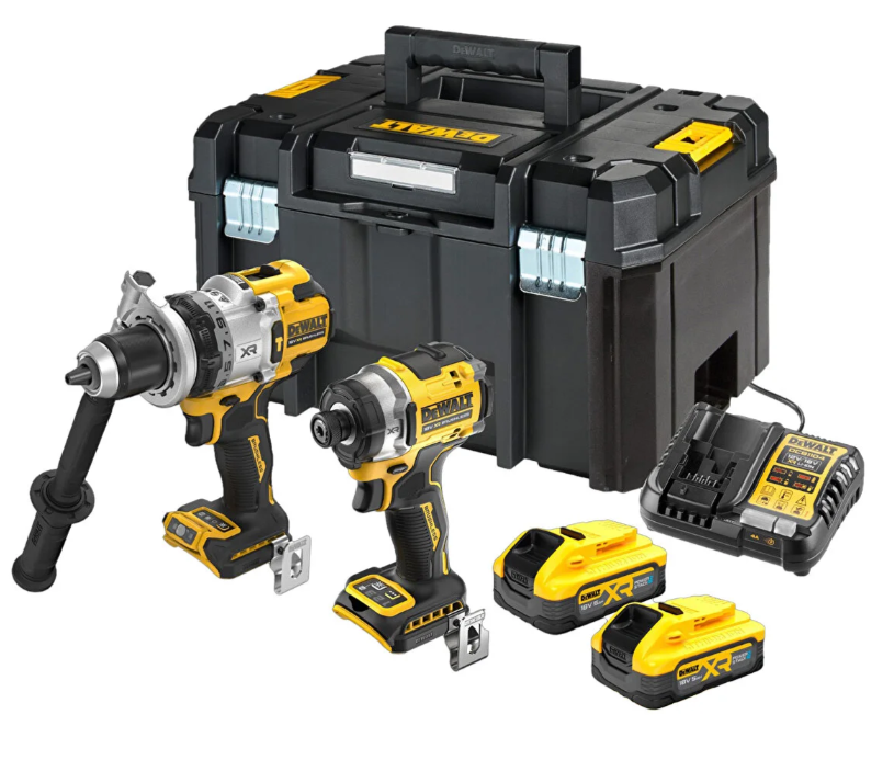 DEWALT DCK2200H2T 18V 5 Ah Kömürsüz Makine Seti
