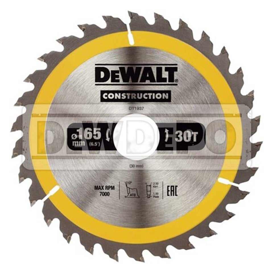 Dewalt DT1937 Ahşap Kesim Elmas Testere Bıçağı 165 mm