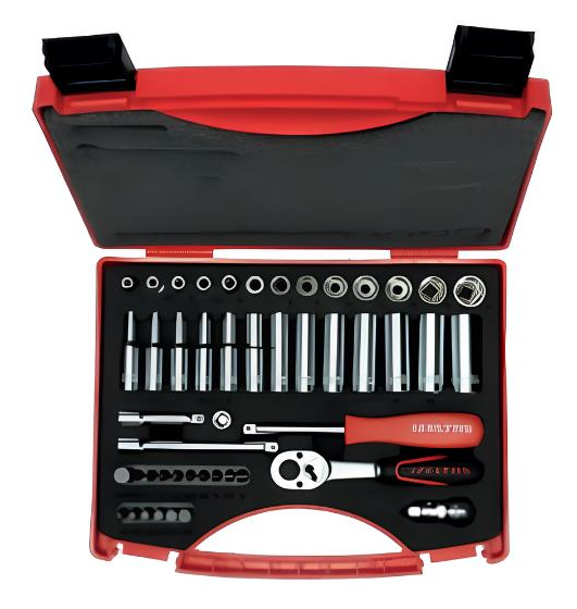 İzeltaş 1/4 Altı Köşe Lokma Anahtar ve Bits Set 48 Parça 14000005131