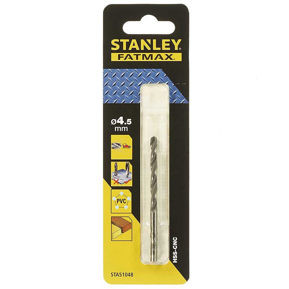 Stanley STA51048 Metal Matkap Ucu 4,5mm (2'li Paket)