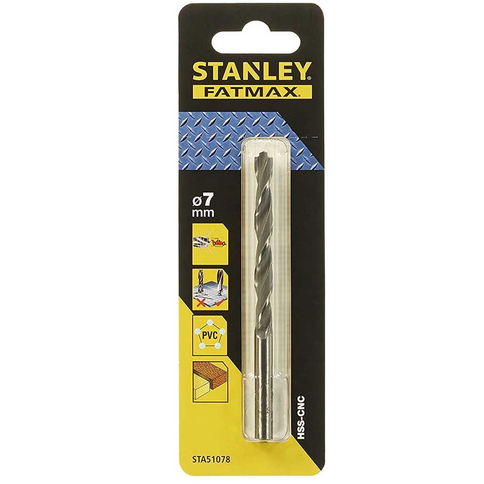 Stanley STA51078 Metal Matkap Ucu 7mm (2'li Paket)