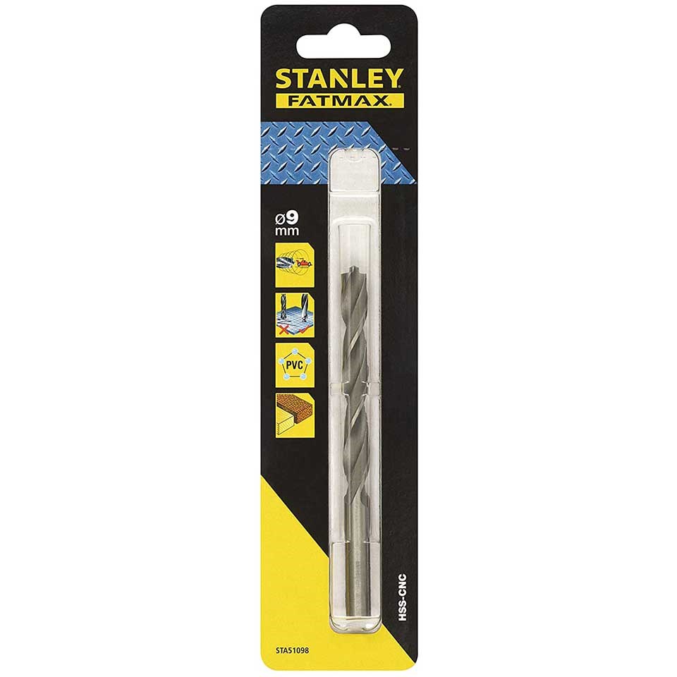 Stanley STA51098 Metal Matkap Ucu 9mm (2'li Paket)