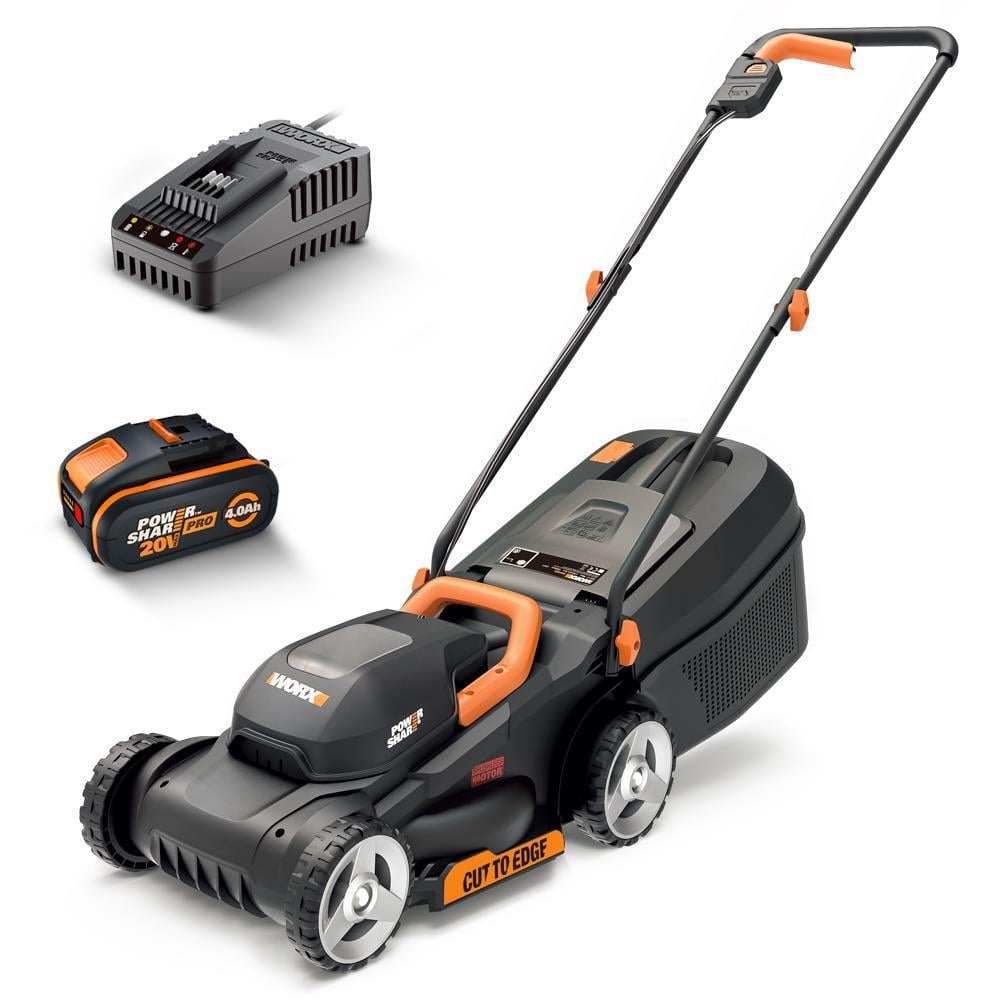 WORX WG730E 20Volt 4.0Ah. Li-ion 30cm Profesyonel Kömürsüz Şarjlı Çim Biçme 