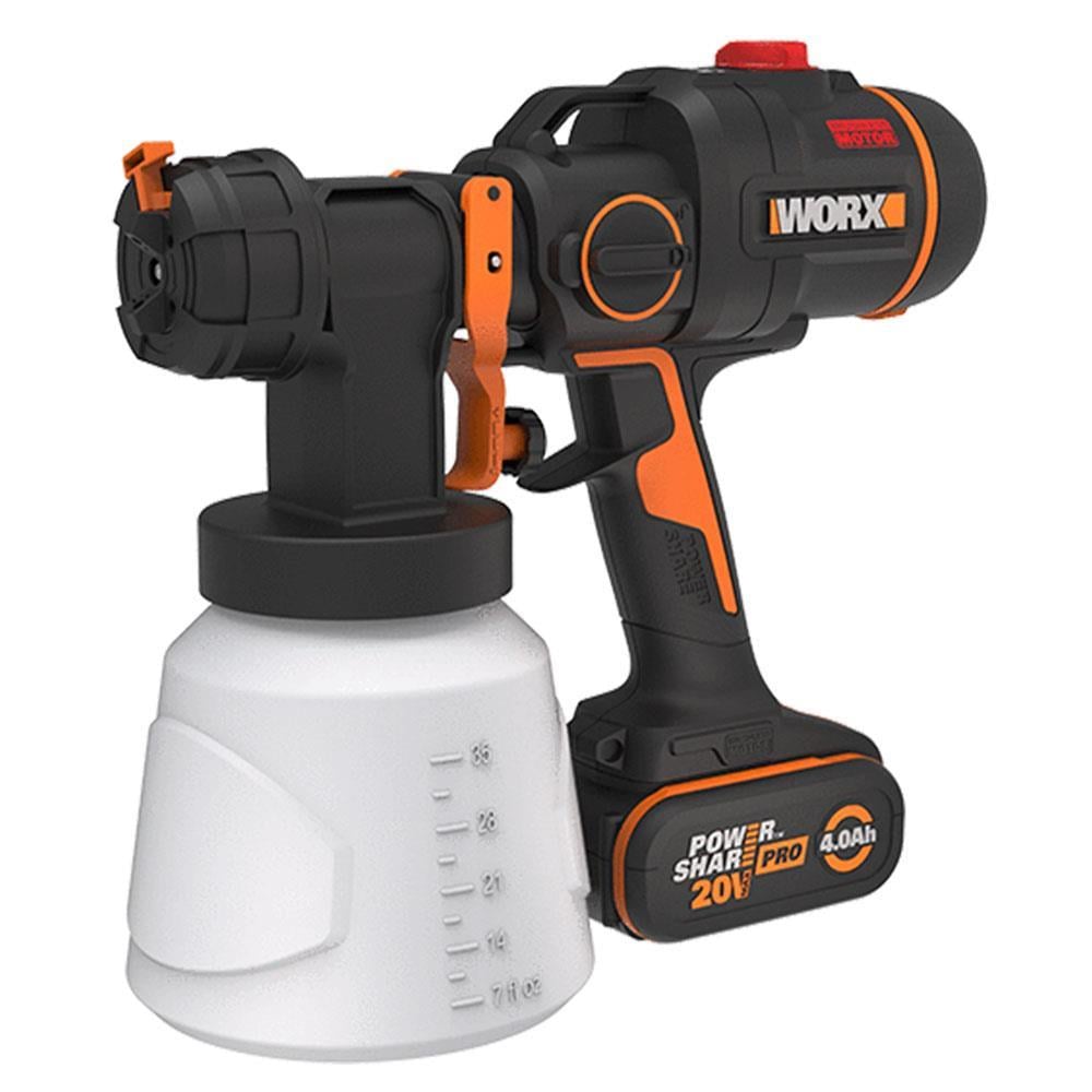 Worx WX020 20 V 4.0 Ah Li-ion Akülü Şarjlı Boya Tabancası Yedek Nozul 4 Parca 53430767