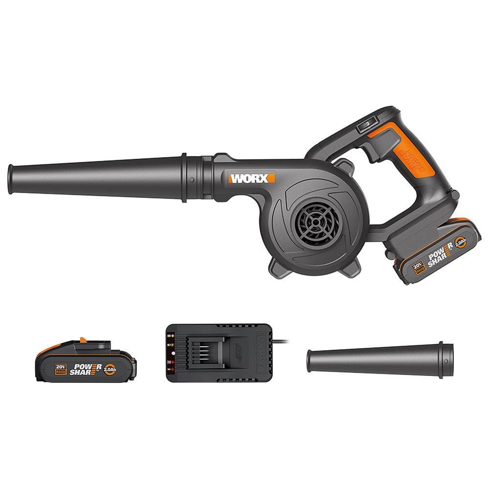 Worx WX094 20Volt 2.0Ah. Li-ion Şarjlı Profesyonel Devir Ayarlı Üfleyici 