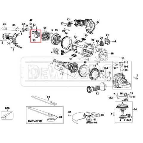 N142959 Dewalt DWE4579 Şalter | dewdepo