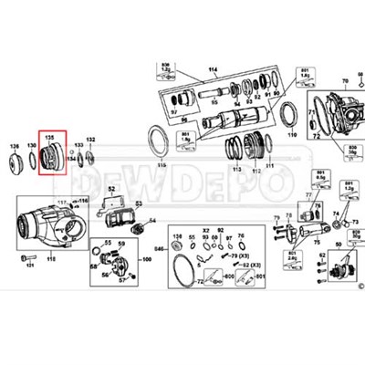 493965-00 Dewalt D25123 Kovan Uç | dewdepo