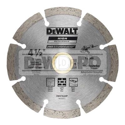 Dewalt DW47452HP Segmanlı Elmas Disk 115 mm