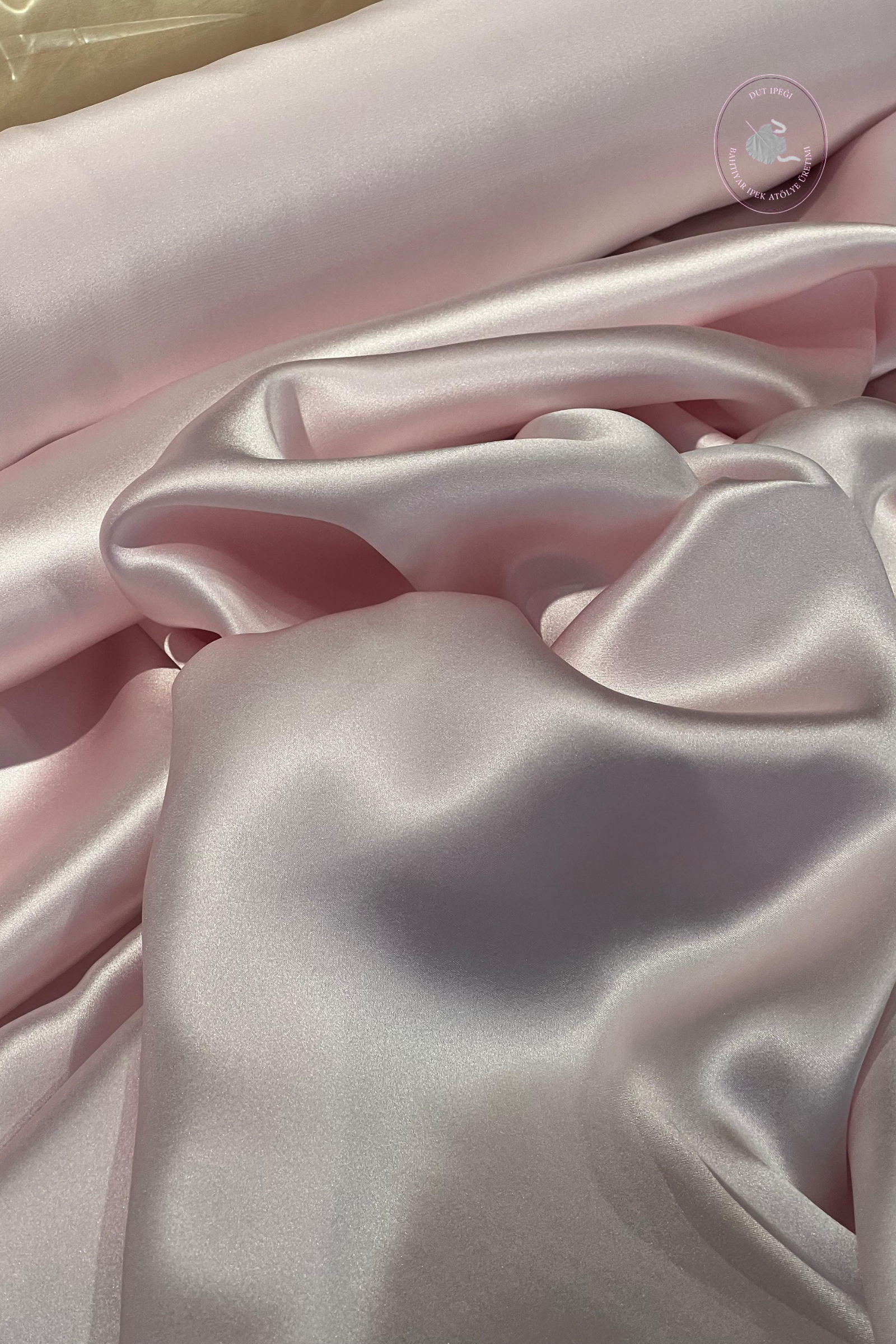 Pudra Pembesi Dut İpeği Kumaş  Bahtiyar İpek İpek Kumaş