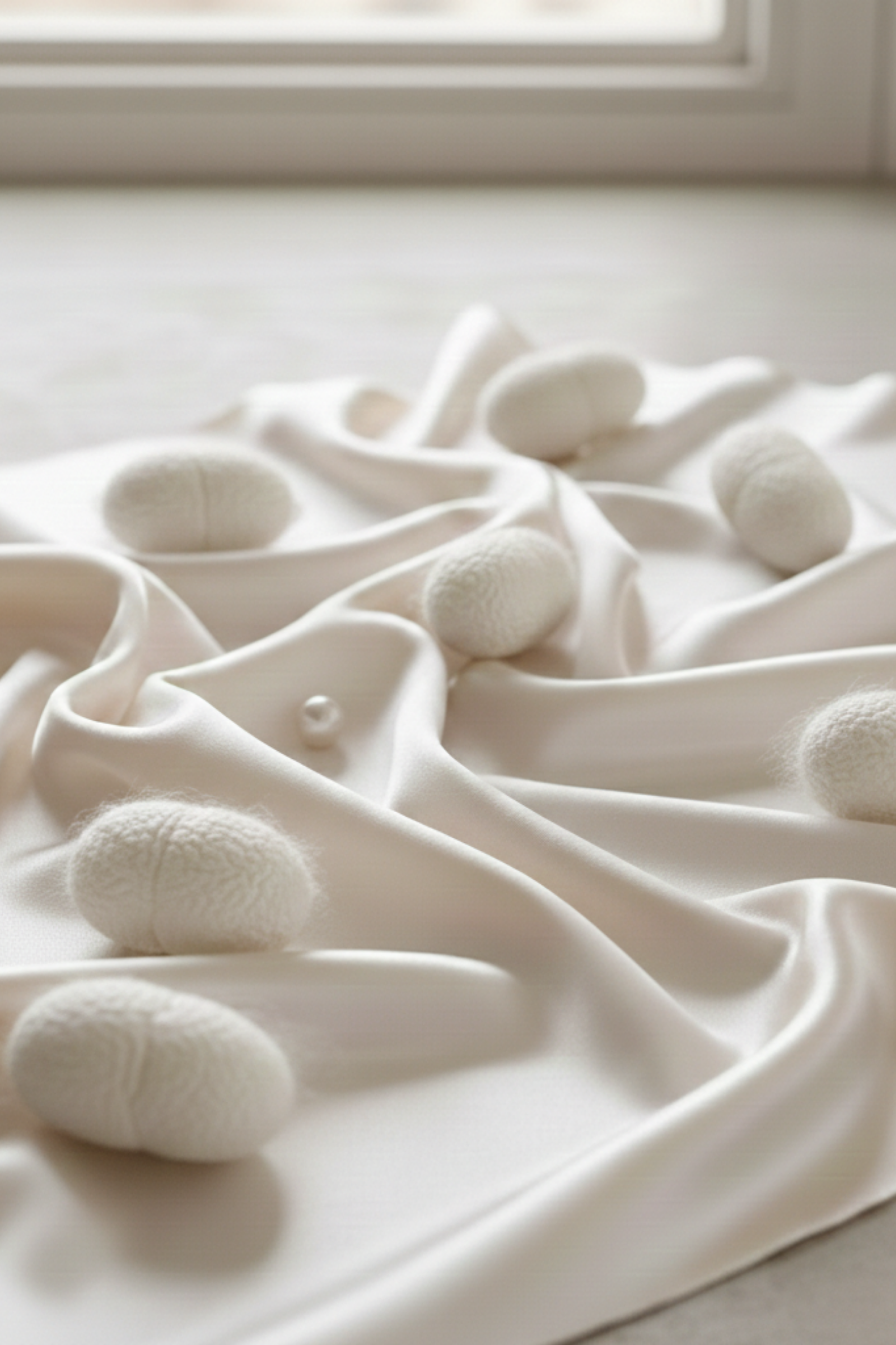 Beyaz S31 Dut İpeği Kumaş  Bahtiyar İpek İpek Kumaş