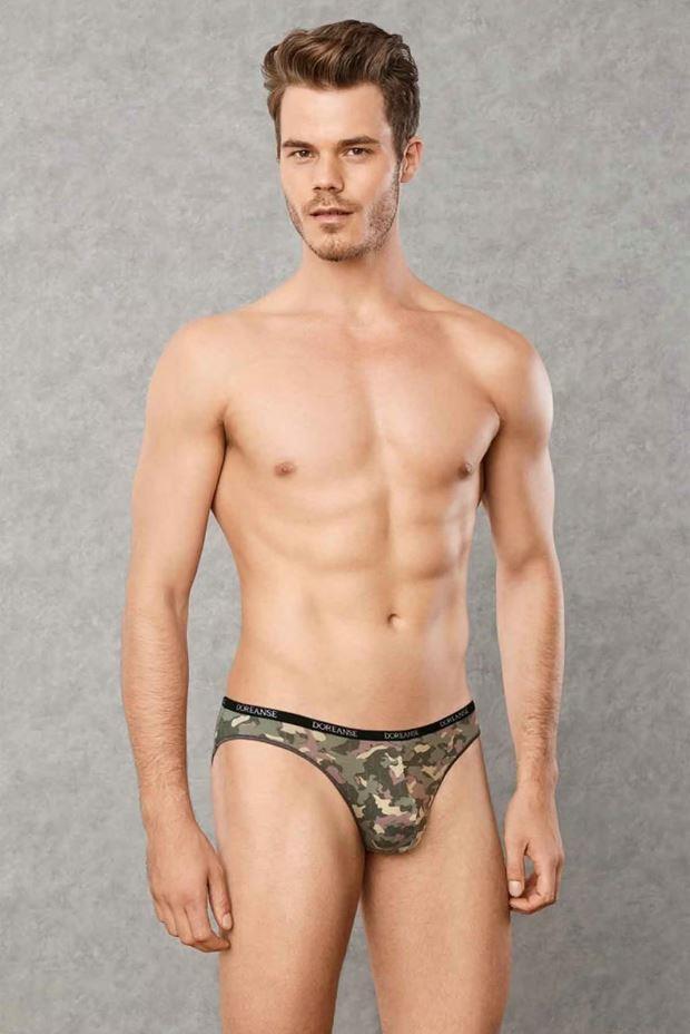 Doreanse 1335 Kamuflaj Erkek Modal Baskılı Külot Slip