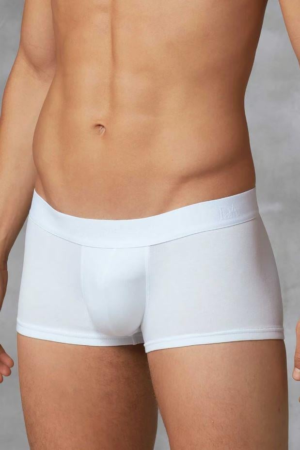 Doreanse 1760 Beyaz Erkek Modal Torbalı Kısa Paça Boxer