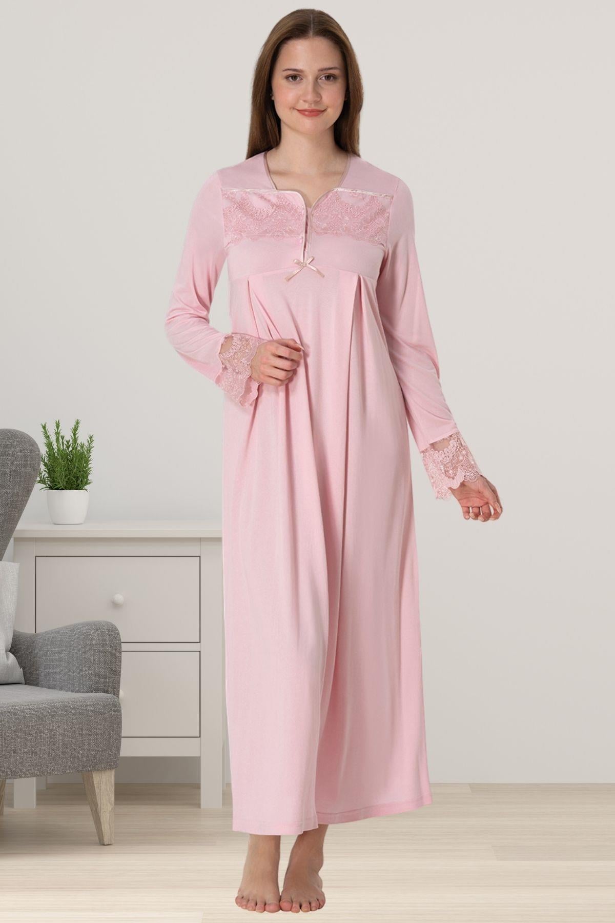 Effortt 4083 Pembe Hamile Lohusa Gecelik