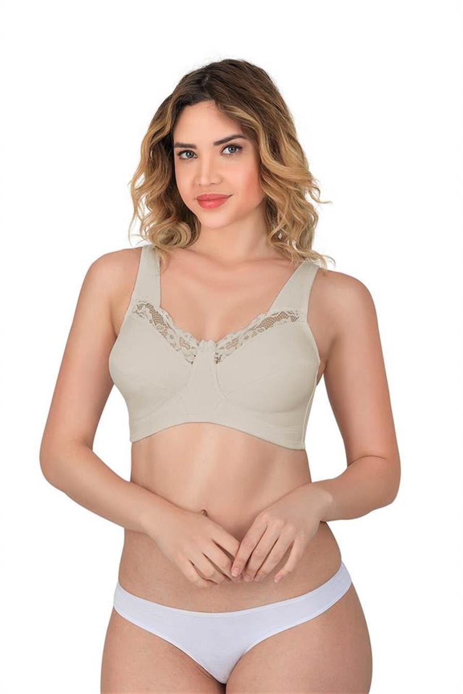 Emay 181 Ten Dantelli Toparlayıcı Cotton Sütyen
