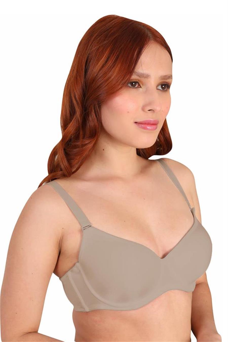 Emay 190 Kaşmir Pedli Balenli Toparlayıcı Sütyen